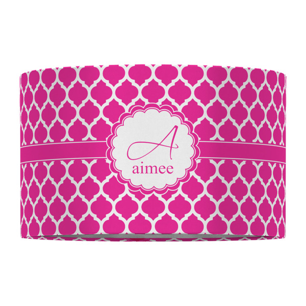 Moroccan 12" Drum Lampshade - FRONT (Fabric)