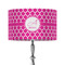 Moroccan 12" Drum Lampshade - ON STAND (Fabric)