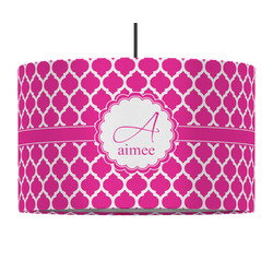 Moroccan 12" Drum Pendant Lamp - Fabric (Personalized)