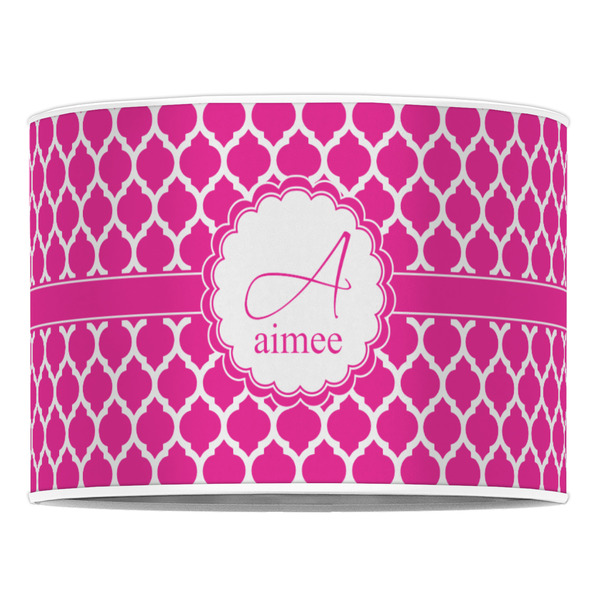 Moroccan 16" Drum Lampshade - FRONT (Poly Film)