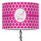 Moroccan 16" Drum Lampshade - ON STAND (Poly Film)