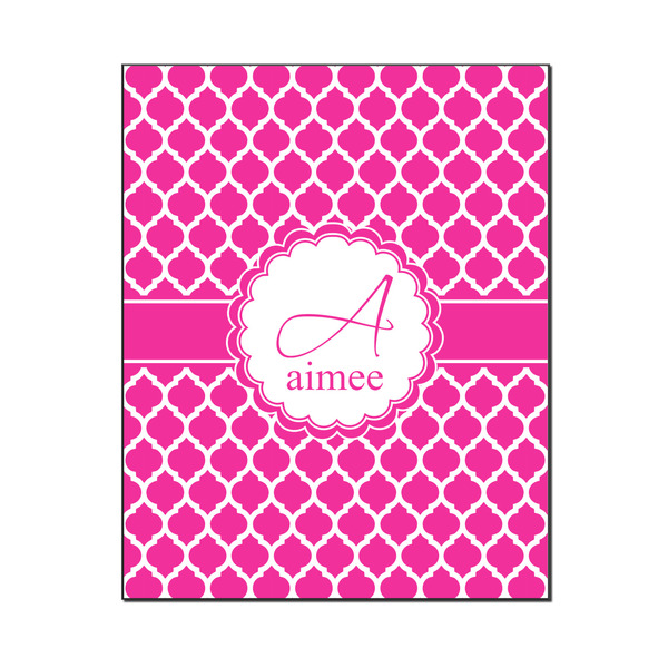 Custom Moroccan Wood Print - 16x20 (Personalized)