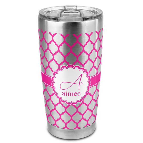 Custom Moroccan 20oz Stainless Steel Double Wall Tumbler - Full Print (Personalized)