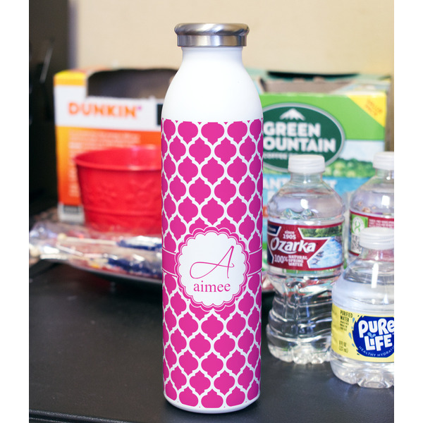 Moroccan 20oz Water Bottles - Full Print - In Context