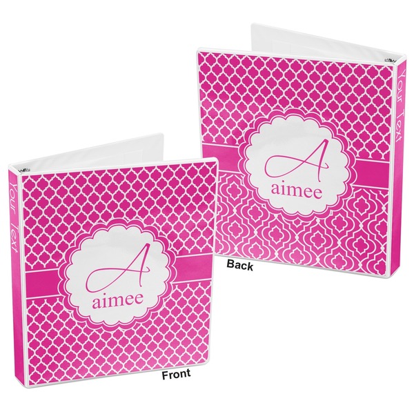 Moroccan 3-Ring Binder Front and Back