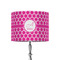 Moroccan 8" Drum Lampshade - ON STAND (Fabric)