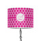 Moroccan 8" Drum Lampshade - ON STAND (Poly Film)