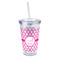 Moroccan 16oz Double Wall Acrylic Tumbler with Lid & Straw - Full Print (Personalized)