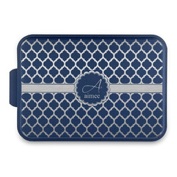 Moroccan Aluminum Baking Pan with Navy Lid (Personalized)