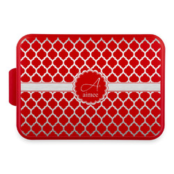 Moroccan Aluminum Baking Pan with Red Lid (Personalized)