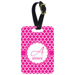 Moroccan Metal Luggage Tag w/ Name and Initial