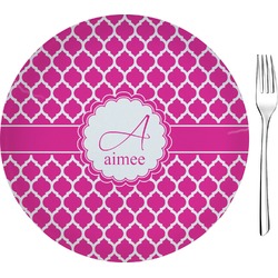 Moroccan Glass Appetizer / Dessert Plate 8" (Personalized)