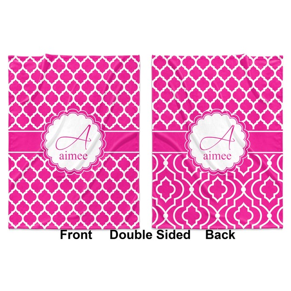 Moroccan Baby Blanket (Double Sided - Printed Front and Back)