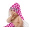 Moroccan Baby Hooded Towel on Child
