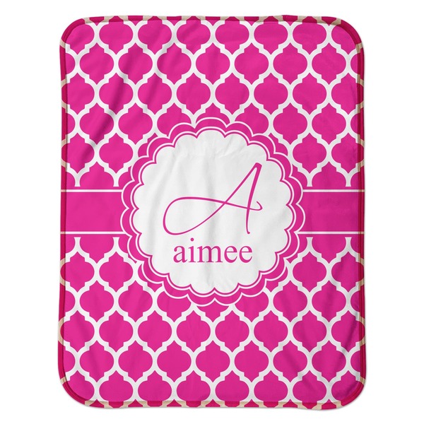 Moroccan Baby Sherpa Blanket - Flat