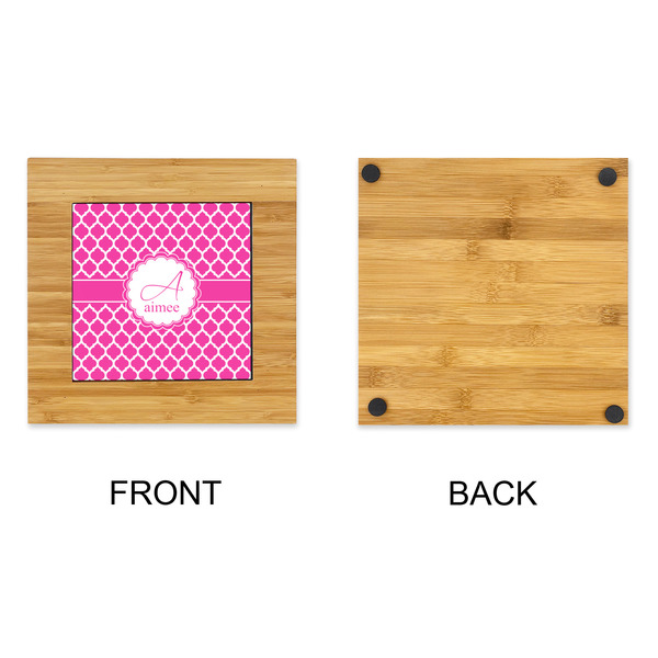 Moroccan Bamboo Trivet with 6" Tile - APPROVAL