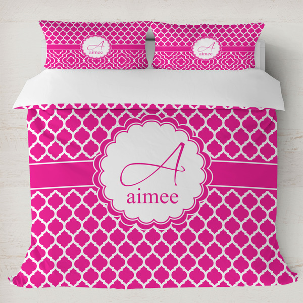 Custom Moroccan Duvet Cover Set - King (Personalized)