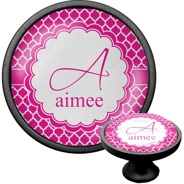 Custom Moroccan Cabinet Knob (Black) (Personalized)