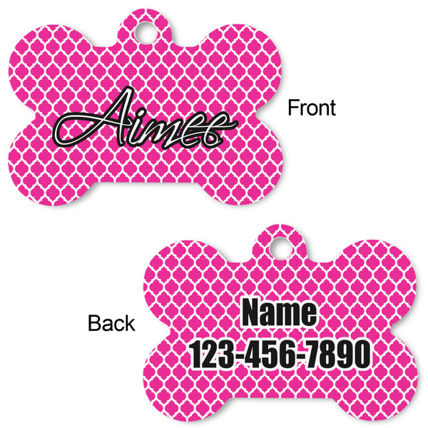 Moroccan Bone Shaped Dog ID Tag - Large - Approval