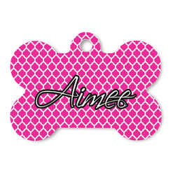 Moroccan Bone Shaped Dog ID Tag (Personalized)
