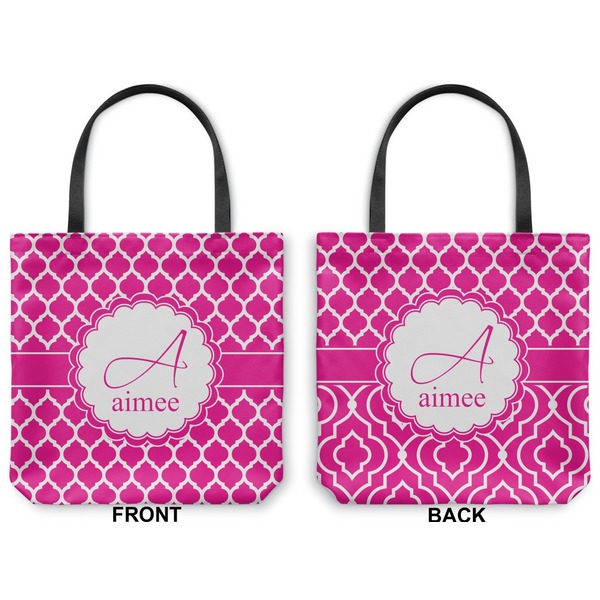 Moroccan Canvas Tote - Front and Back