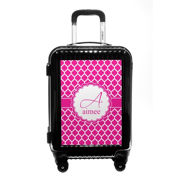 Custom Moroccan Carry On Hard Shell Suitcase (Personalized)