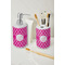 Moroccan Ceramic Bathroom Accessories - LIFESTYLE (toothbrush holder & soap dispenser)