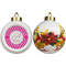 Moroccan Ceramic Christmas Ornament - Poinsettias (APPROVAL)