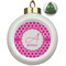 Moroccan Ceramic Ball Ornament - Christmas Tree (Personalized)