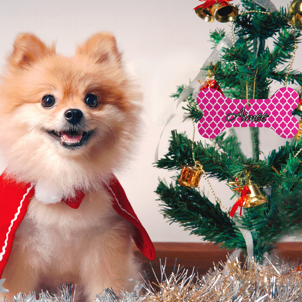 Moroccan Ceramic Flat Ornament - Bone (LIFESTYLE)