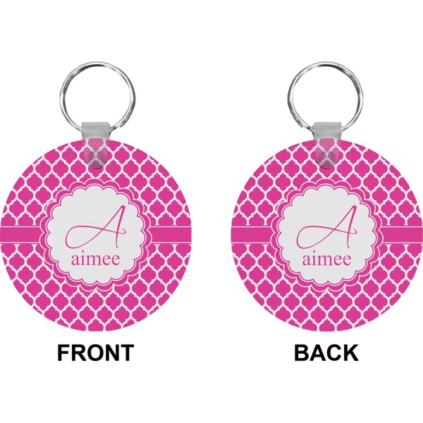 Moroccan Circle Keychain (Front + Back)