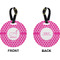 Moroccan Circle Luggage Tag (Front + Back)