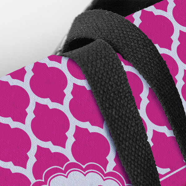 Moroccan Closeup of Tote w/Black Handles