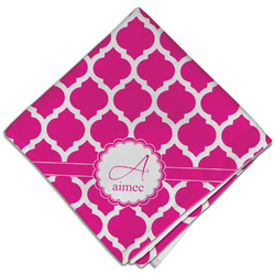 Moroccan Cloth Dinner Napkin - Single w/ Name and Initial
