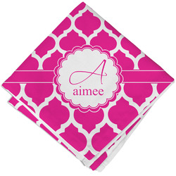 Moroccan Cloth Cocktail Napkin - Single w/ Name and Initial