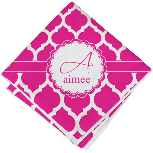 Custom Moroccan Cloth Cocktail Napkin - Single w/ Name and Initial