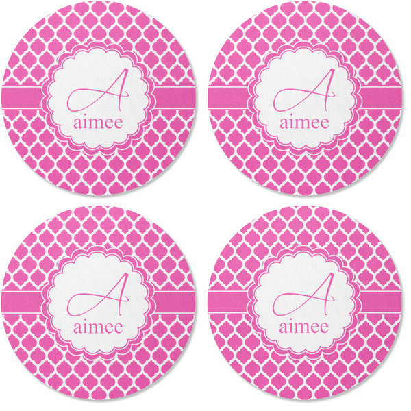 Moroccan Coaster Round Rubber Back - Apvl