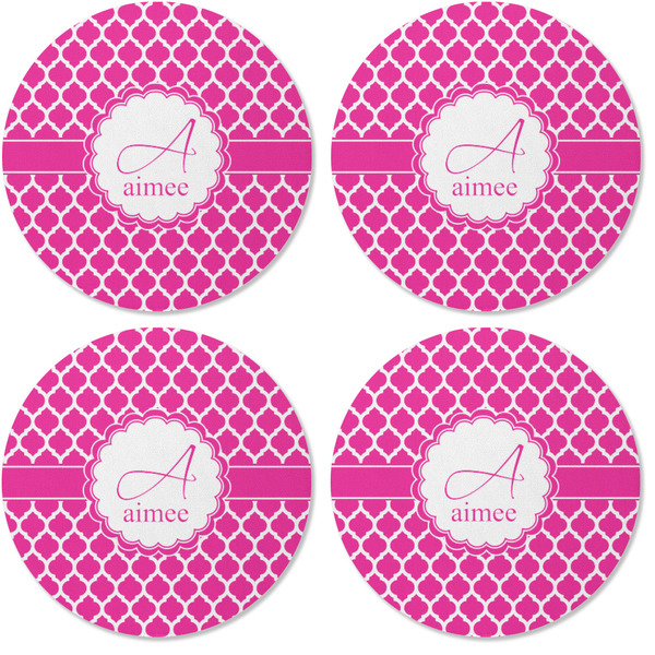 Moroccan Coaster Round Rubber Back - Apvl