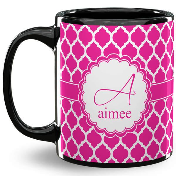 Custom Moroccan 11 Oz Coffee Mug - Black (Personalized)