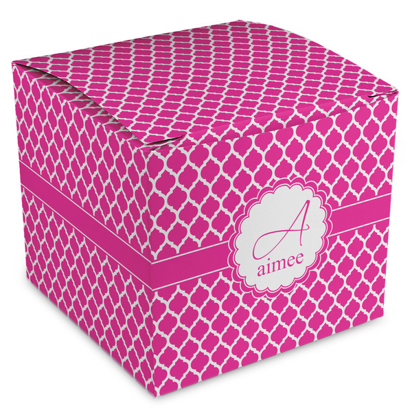 Custom Moroccan Cube Favor Gift Boxes (Personalized)