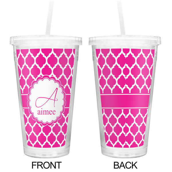 Moroccan Double Wall Tumbler with Straw - Approval