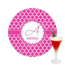 Moroccan Printed Drink Topper -  2.5" (Personalized)