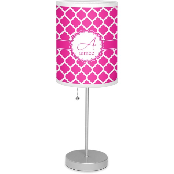 Custom Moroccan 7" Drum Lamp with Shade Linen (Personalized)