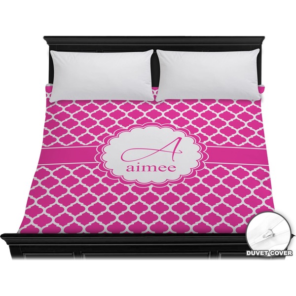 Custom Moroccan Duvet Cover - King (Personalized)