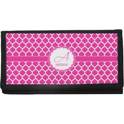 Moroccan Canvas Checkbook Cover (Personalized)