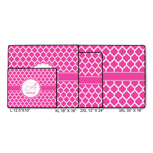 Moroccan Gaming Mats - SIZE CHART