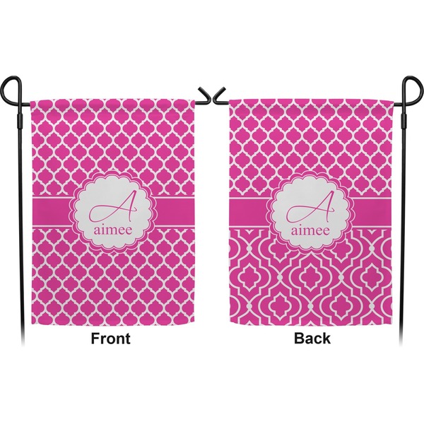 Moroccan Garden Flag - Double Sided Front and Back