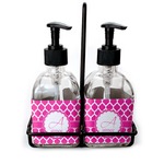 Moroccan Glass Soap & Lotion Bottle Set (Personalized)