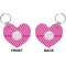 Moroccan Heart Keychain (Front + Back)