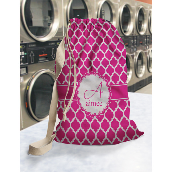 Moroccan Laundry Bag in Laundromat